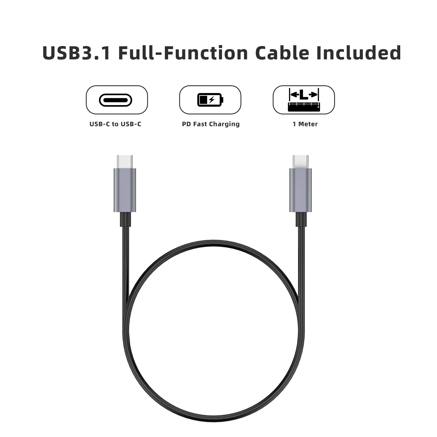 65W 3 in 1 Nintendo Switch 2 Dock Adapter - White