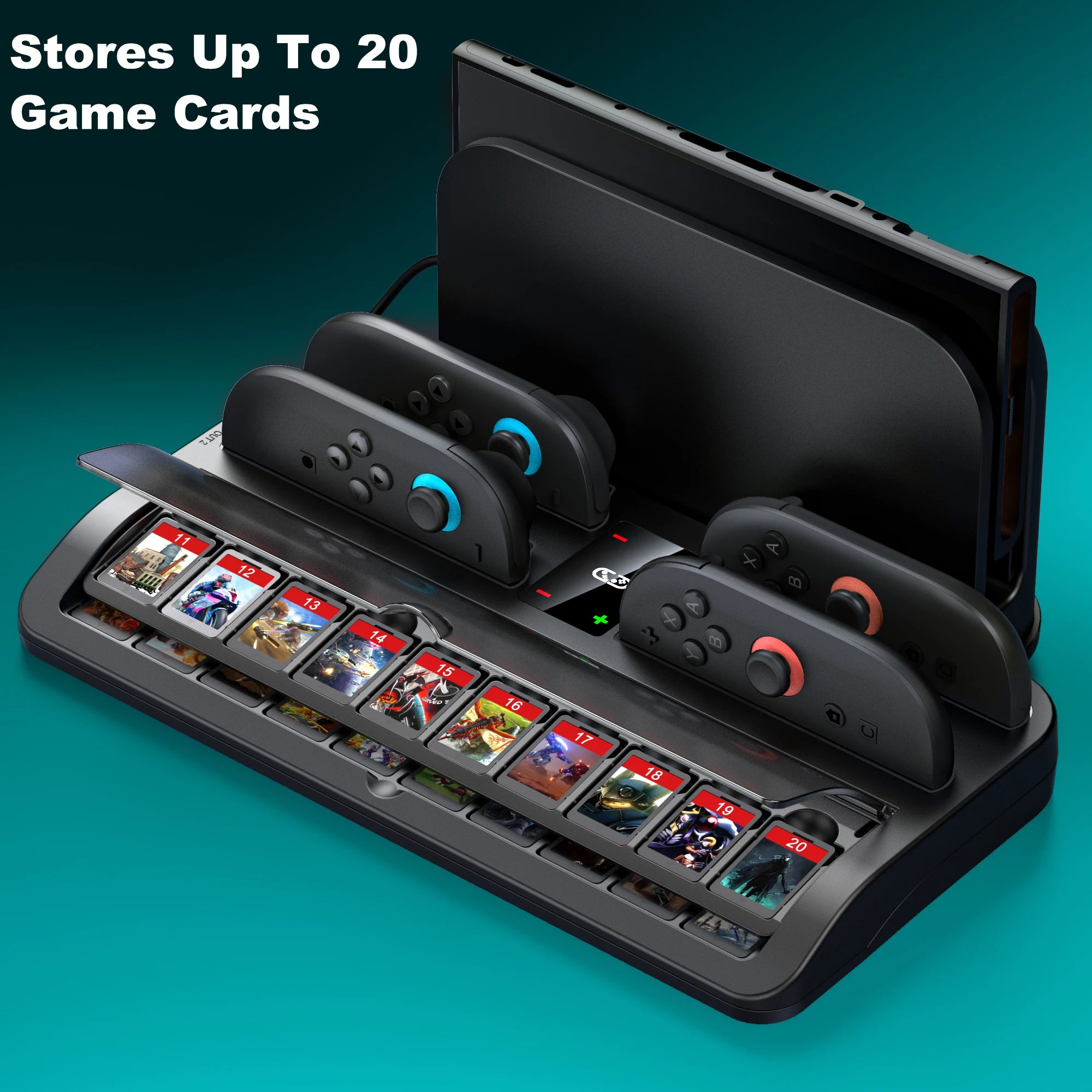 GamingPax - 4 controller charge dock for Switch2